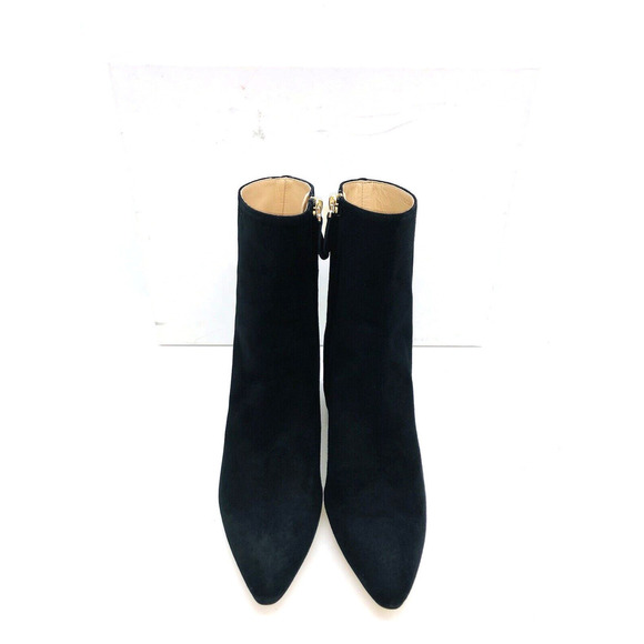 Chloe Lauren Suede Pointed Toe Ankle Boots - Black , US 7 / EUR 37 - Picture 3 of 11